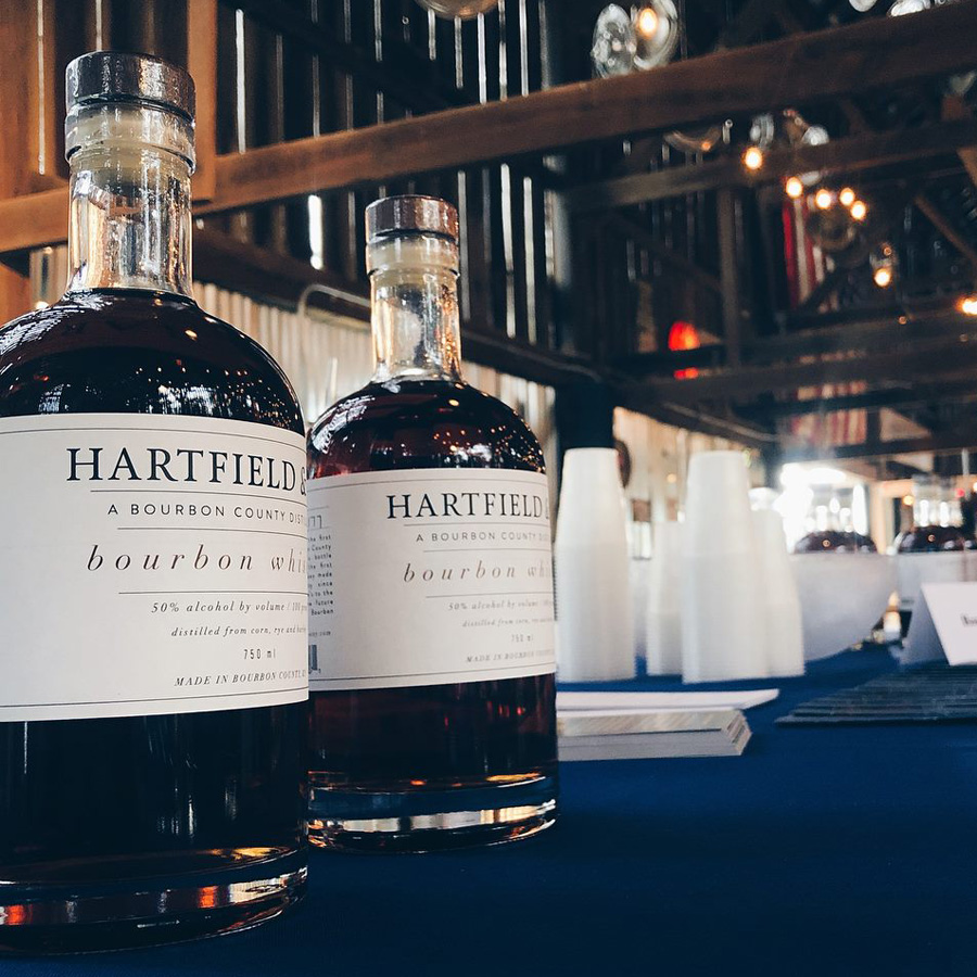 Hartfield & Co. Bourbon Whiskey Bottles