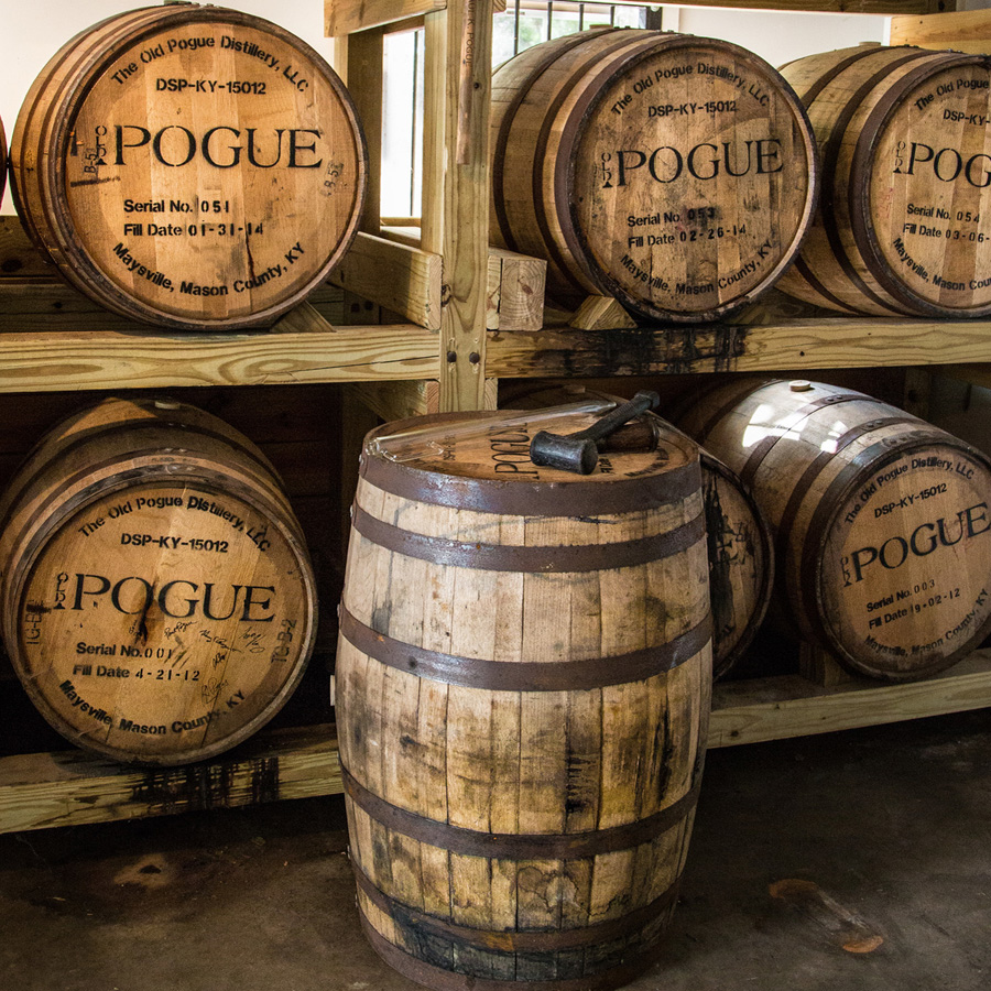 Old Pogue Distillery Barrels of Kentucky Bourbon