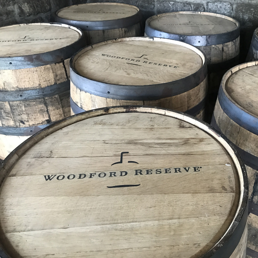 Woodford Reserve Distillery Barrels at the Kentucky Bourbon Distillery
